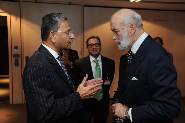 With Royal Highness Prince Michael of Kent