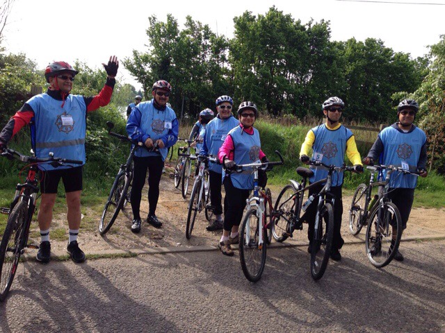 Finishing 300 kms cycling from Agra to Jaipur