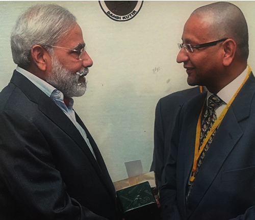 With Prime Minister of India, Sri Narendra Modi