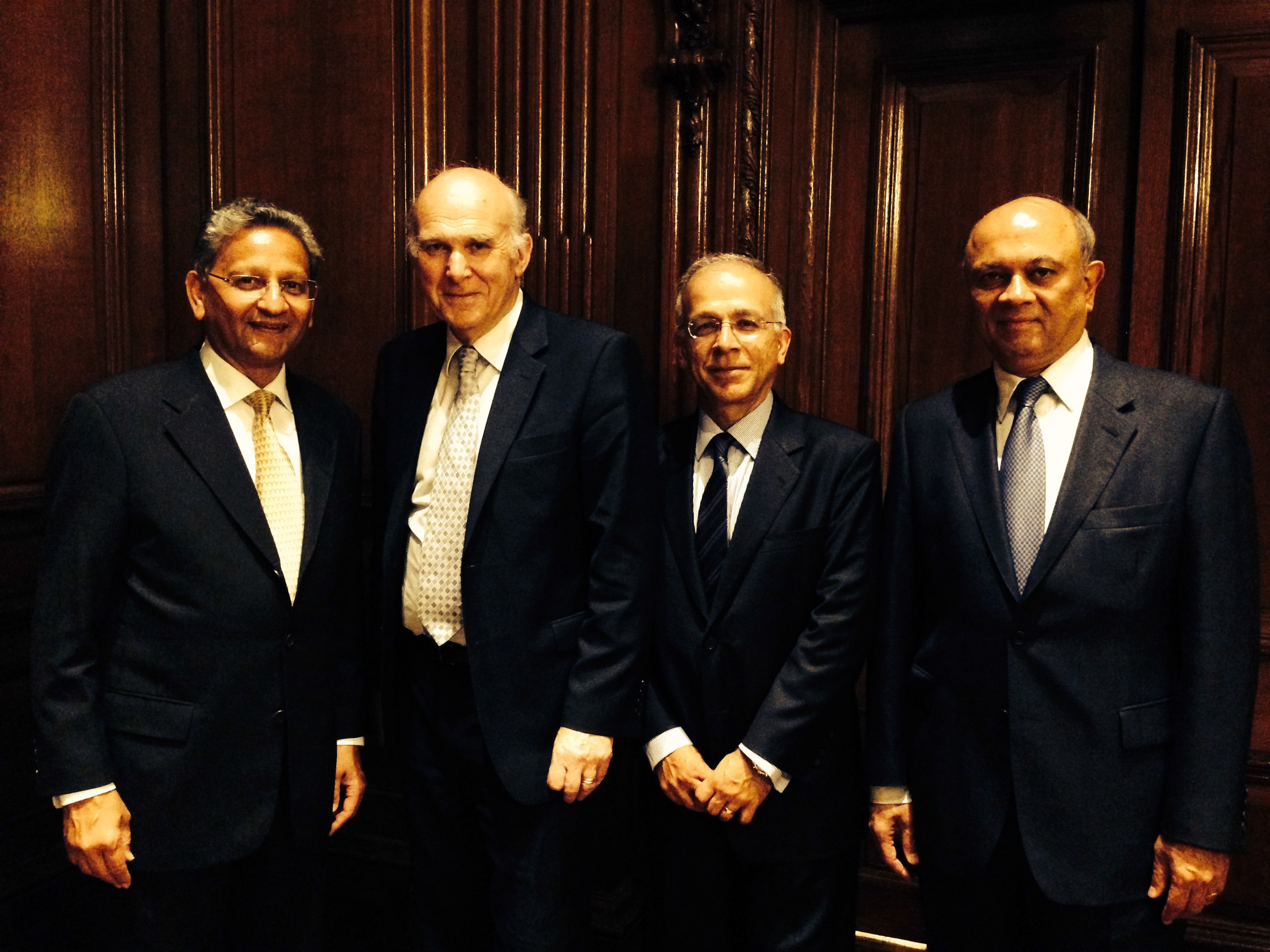 With UK Business Secretary of State Vince Cable